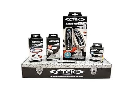 CTEK MXS5.0 T&C (56-308) Toolbox Set Test und Charge LadegerätLadegerät mit fantastisch Zubehör