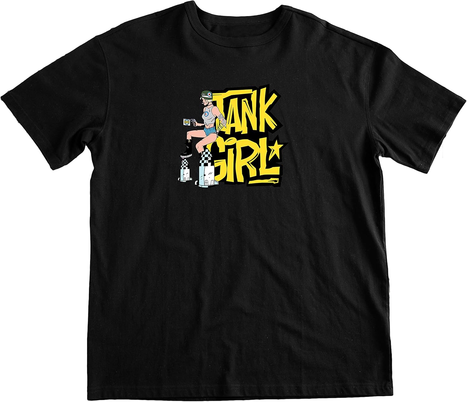 Fully Printed Tank Girl TShirt Amazon.co.uk Clothing