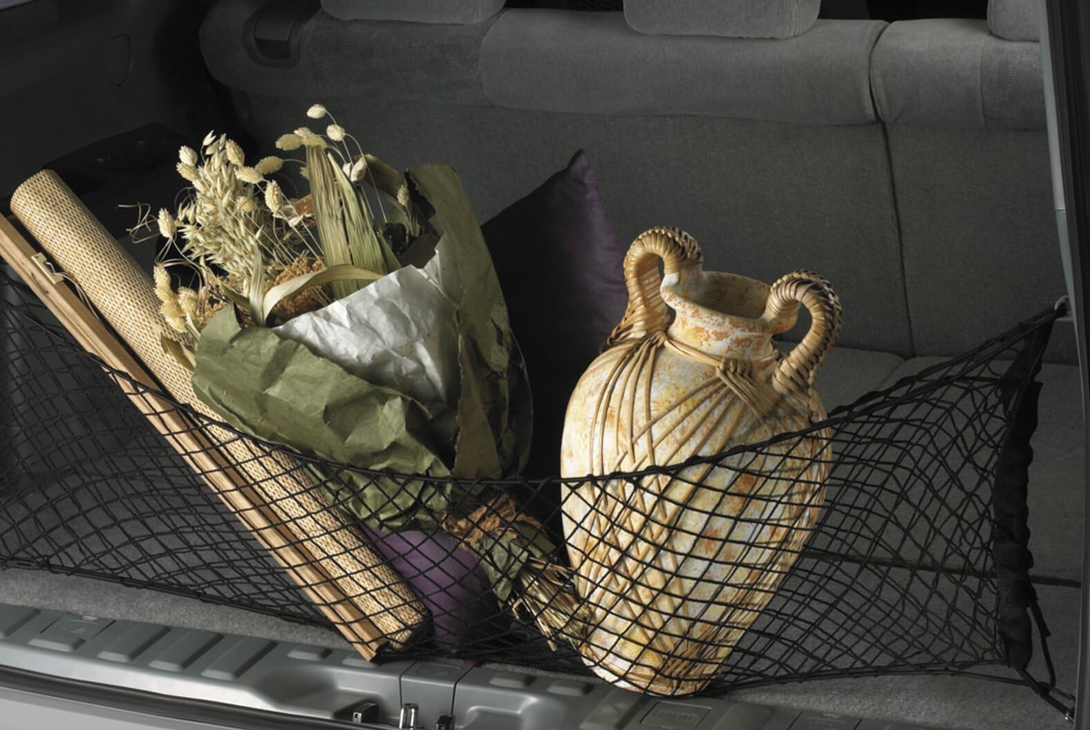 SNBLO Cargo Net Envelope Trunk Luggage Rear Storage Grocery for 2008-2015 Honda Pilot