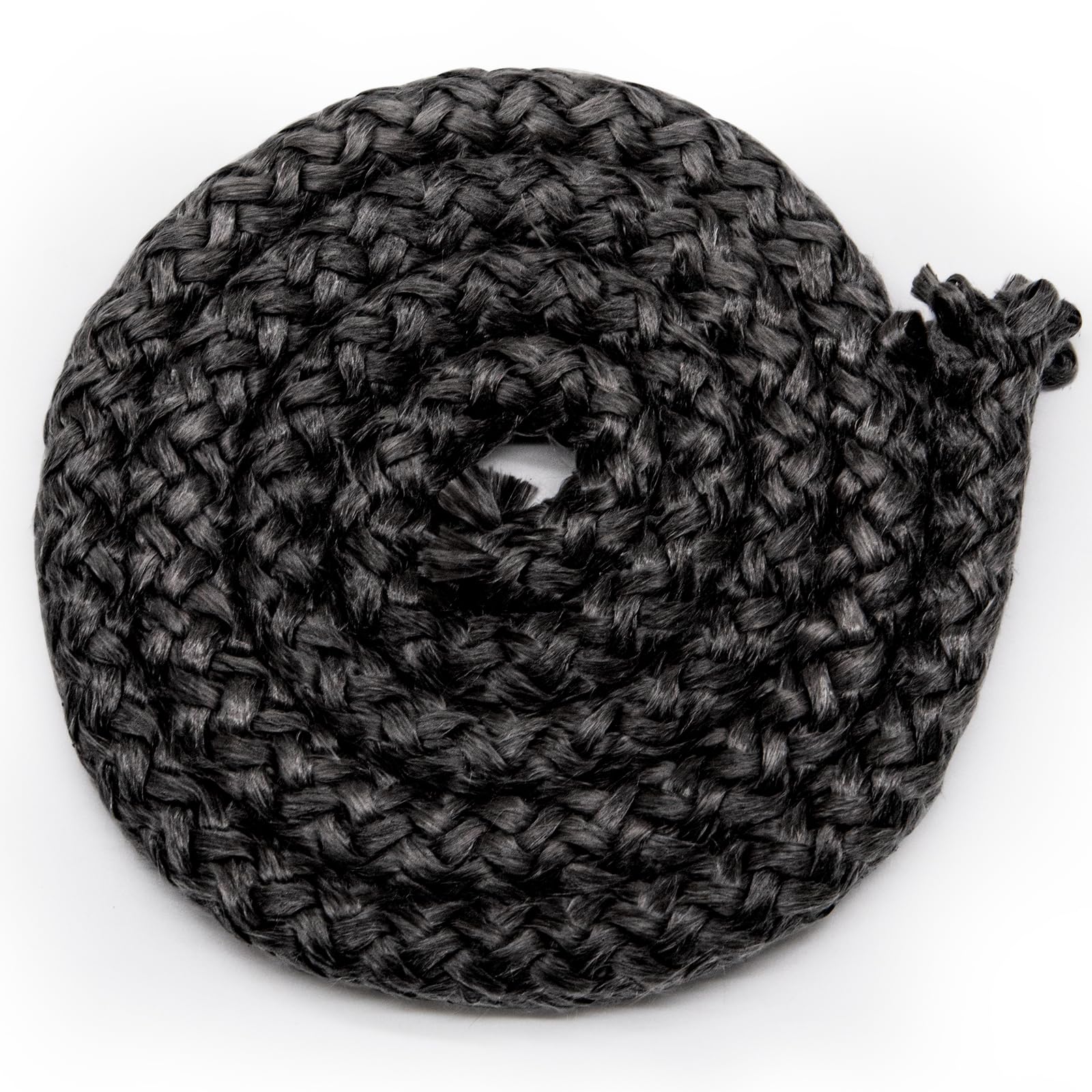 Photo 1 of Adviace SRV7034-177 Stove Door Gasket Rope for Quadrafire MT Vernon AE, E2, Trekker, Trekker Insert Pellet Stove Part, 1'' x 68'' High Temperature Graphite Impregnated Fiberglass Seal Rope Replacement
