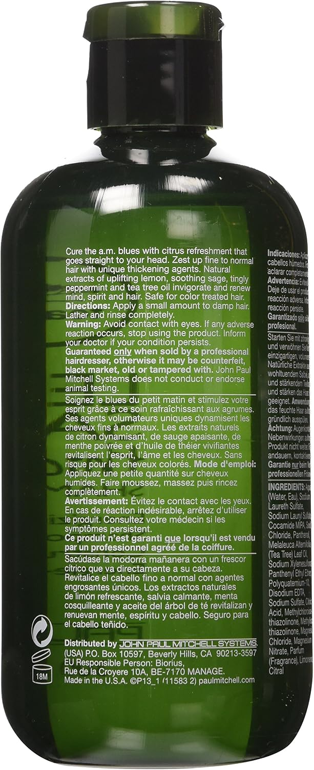 Paul Mitchell Tea Tree Lemon Sage Thickening Shampoo 300ml - Image 3
