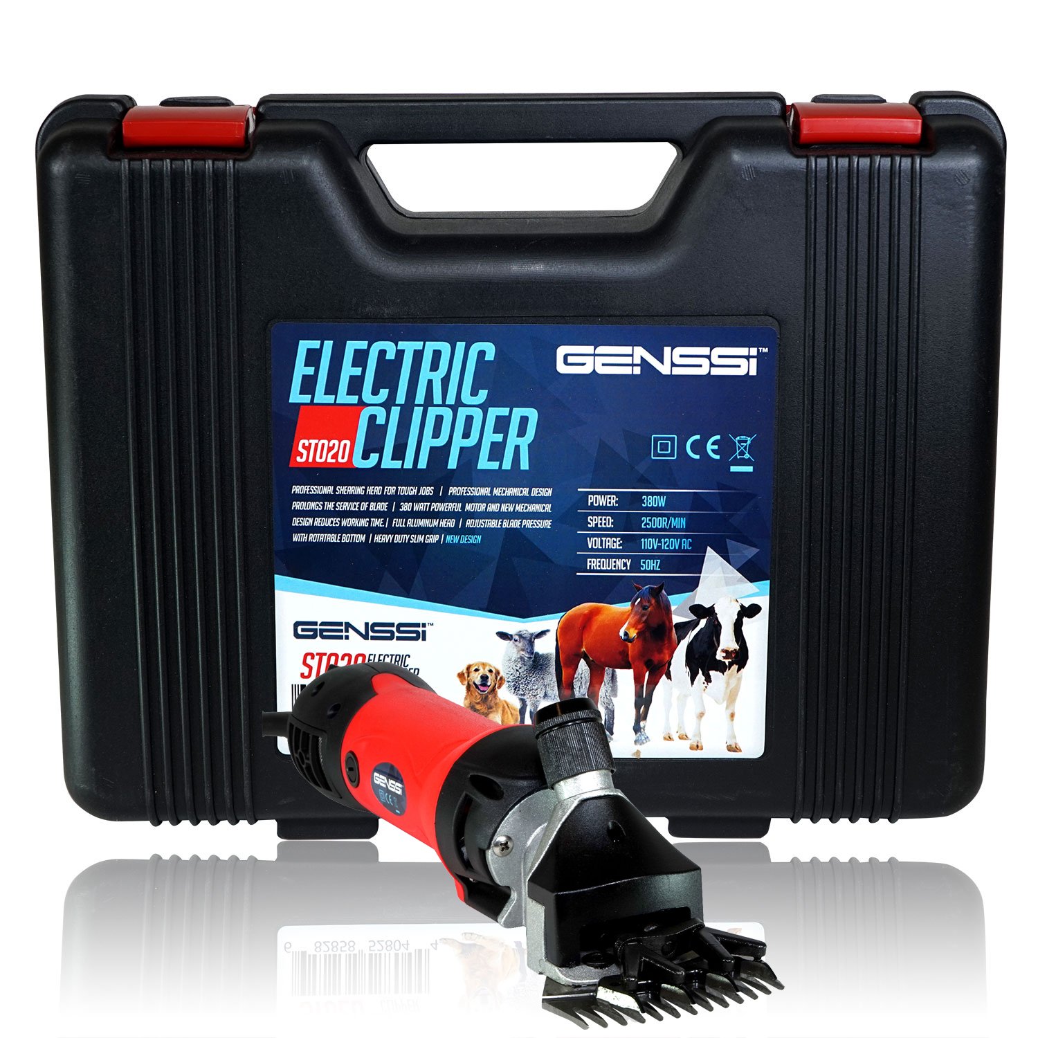 Genssi Sheep Shears Goat Clippers Animal Shave Grooming Farm Pet