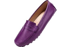 BEAUSEEN Womens Loafers Designer loafers Women Shoes Leather Women Driving Loafers