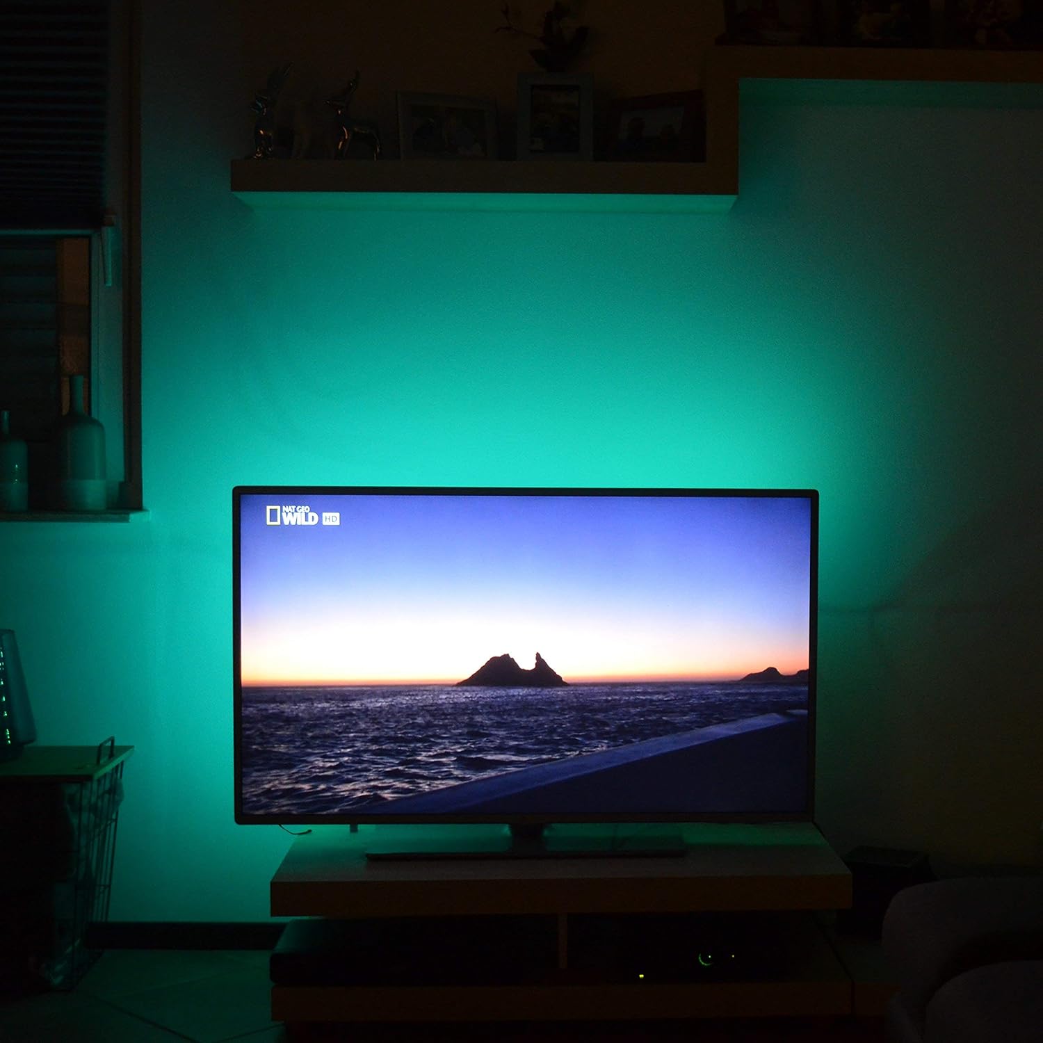 BRILONER Leuchten 2353-024 LED TV Lighting, Dimmable Strip, Self-Adhesive LED Strip, 2 m, USB Connection - Image 3