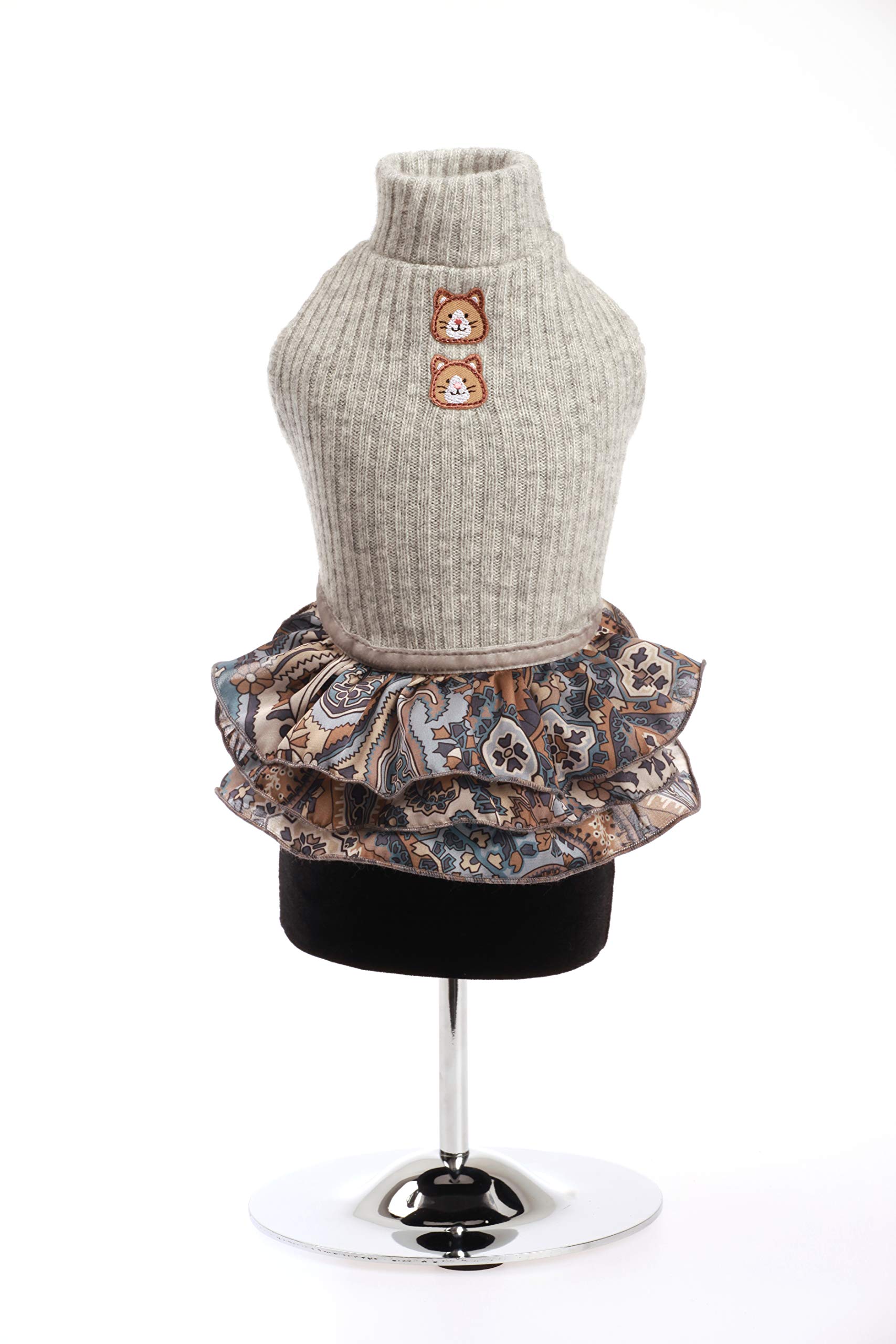 Trilly Tutti Brilli VES11.GRIL Dog Clothing, Grey