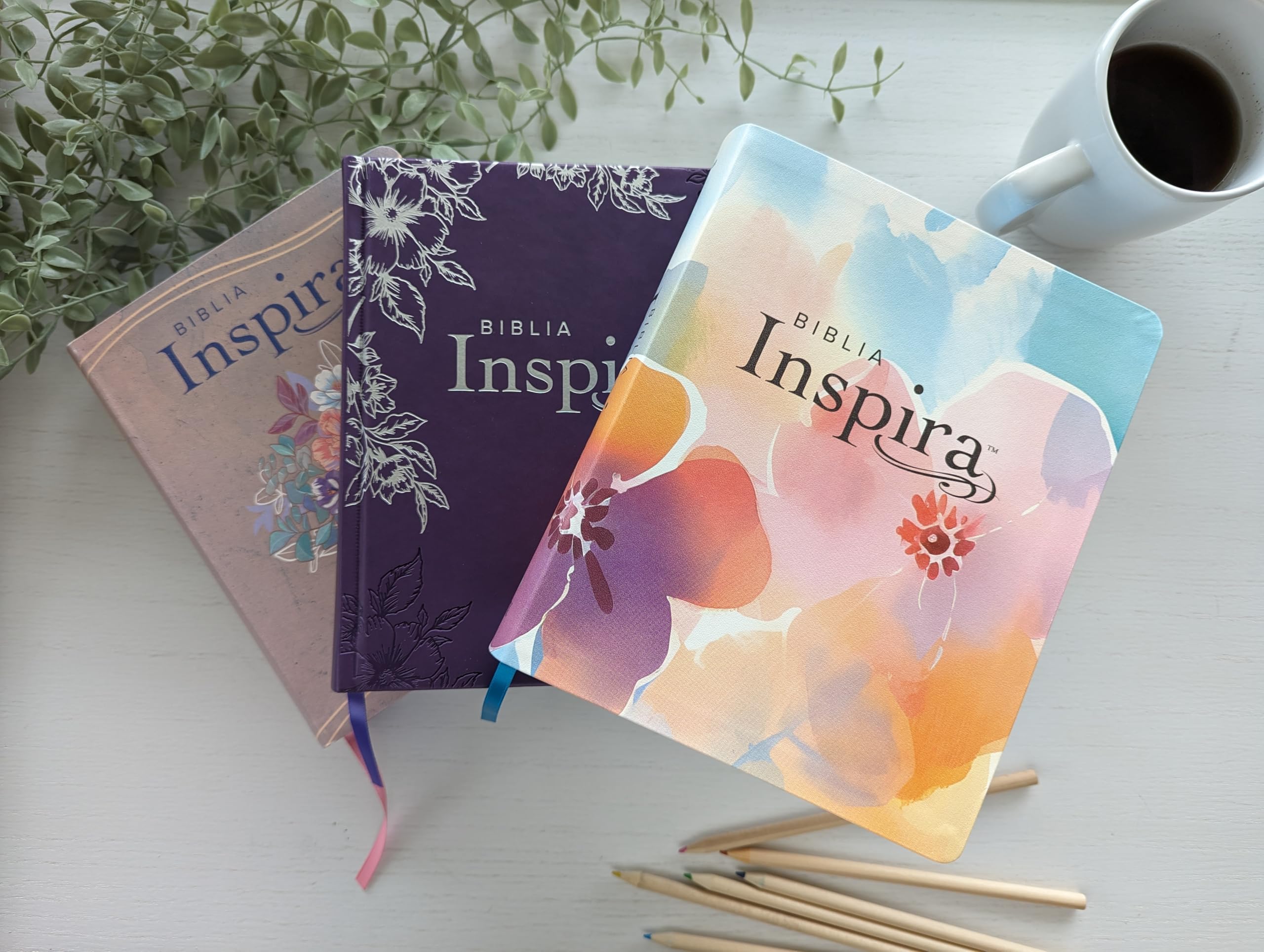 Biblia Inspira NTV (SentiPiel, Paraíso floral): La Biblia que inspira tu creatividad (Spanish Edition)