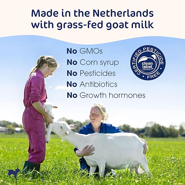 KABRITA GOAT MILK-BASED INFANT FORMULA POWDER WITH IRON, DHA, ARA & PREBIOTICS, FOR INFANTS 0–12 MONTHS, NON-GMO, 28 OZ (PACK OF 2)