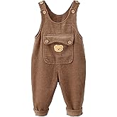 Happy Chery Baby Kids Corduroy Overalls Spring Fall Winter Bib Pants Warm Suspender Jumpsuit for Boys Girls