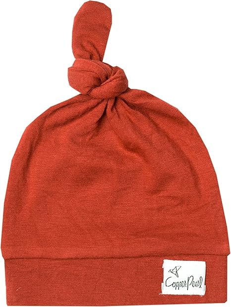 top knot baby beanie