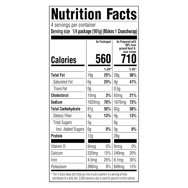 TACO BELL CRUNCHWRAP SUPREME CRAVINGS KIT, 22.6 OZ BOX