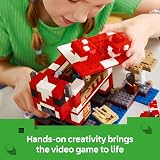 LEGO Minecraft The Mooshroom House 21270 Steve Figure Mobs Crafting Table Farm view 5
