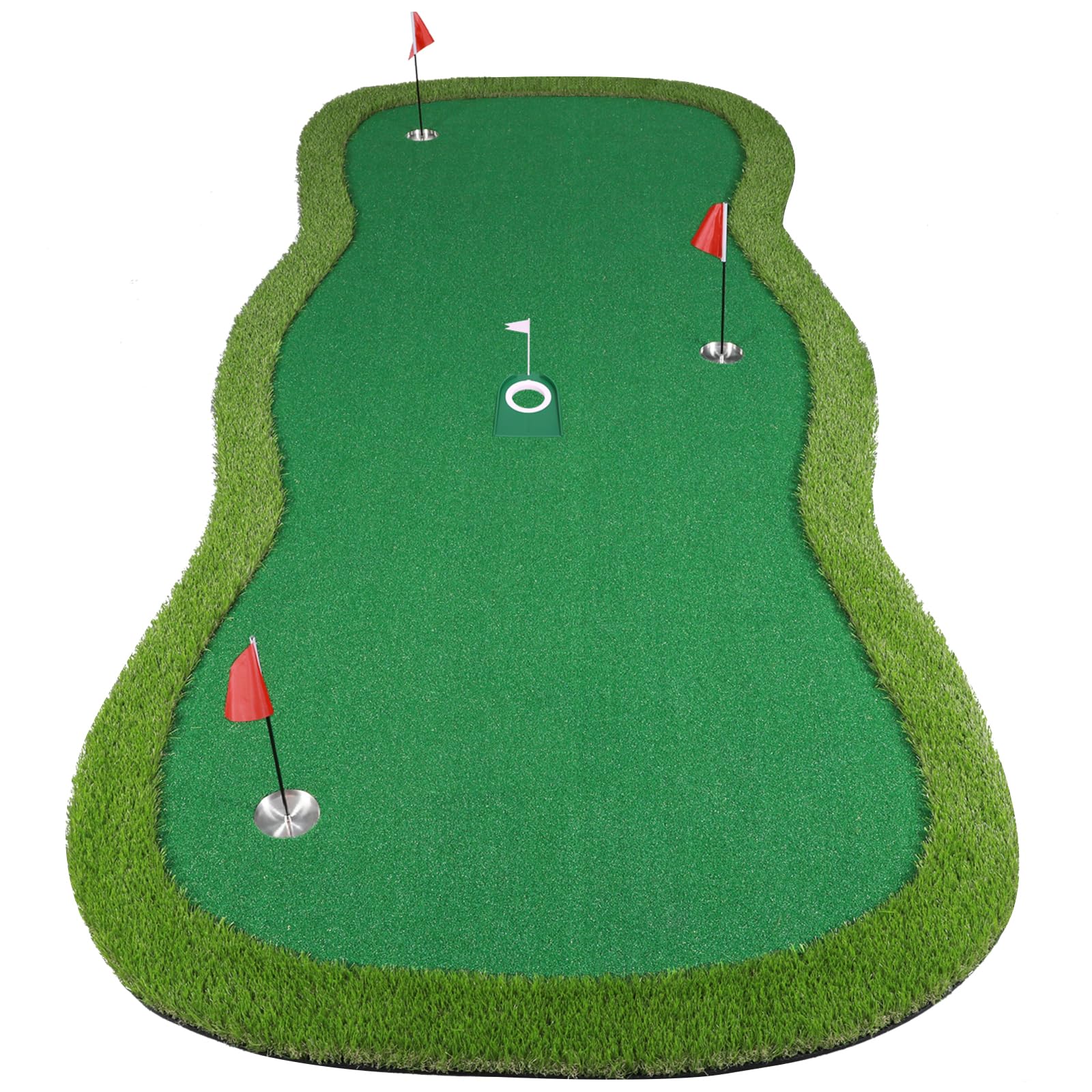 Photo 1 of Golf Putting Green, Practice Putting Green Mat, Large Professional Golfing Training Mat for Indoor Outdoor… (Putting green-5X12ft)