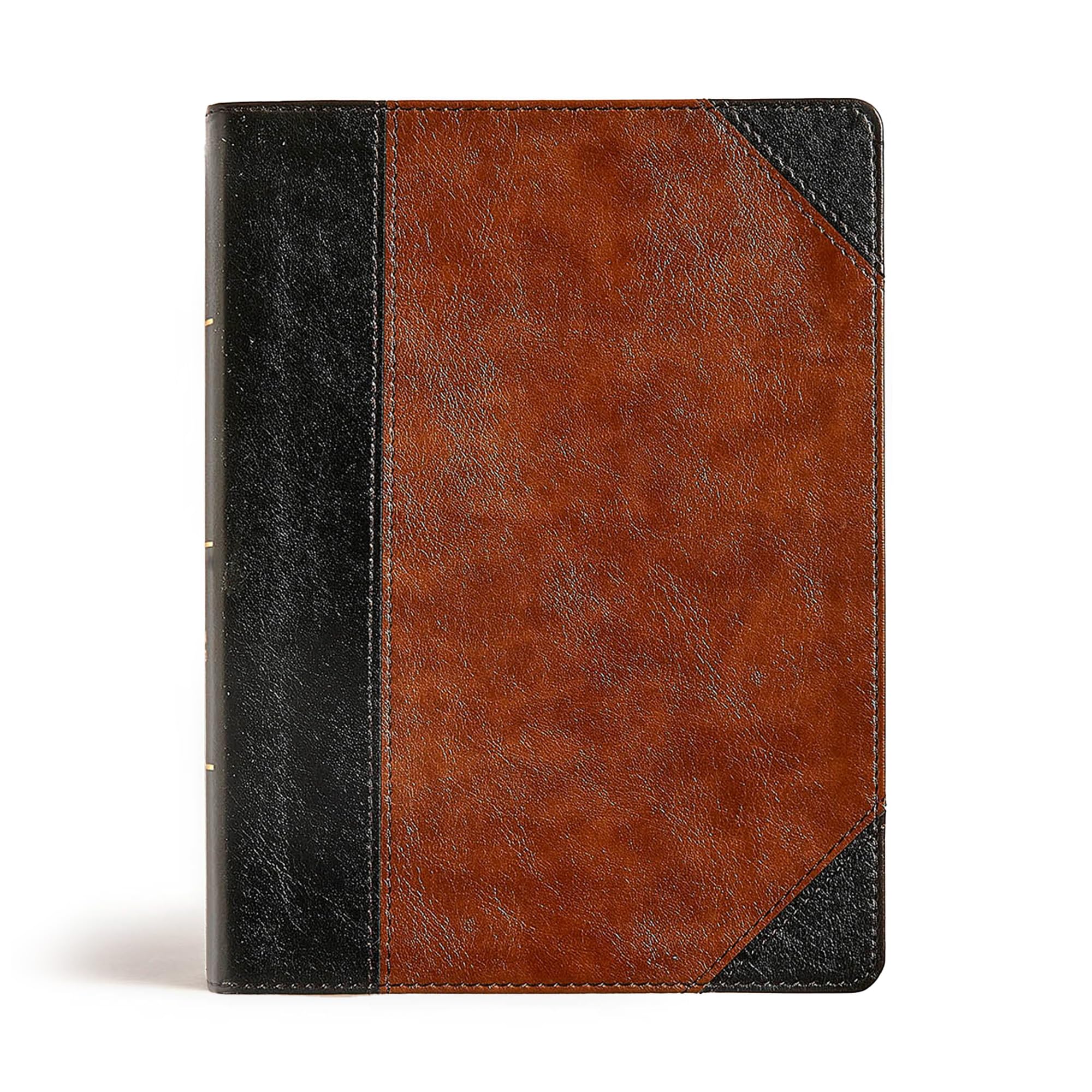 CSB Tony Evans Study Bible, Black/Brown LeatherTouch, Black Letter, Study Notes and Commentary, Articles, Videos, Charts, Easy-to-Read Bible Serif Type Image