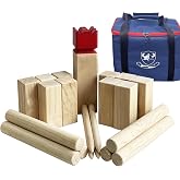 Kubb Game Set Hardwood Throwing Game Vikings Game Wooden Toss Game
