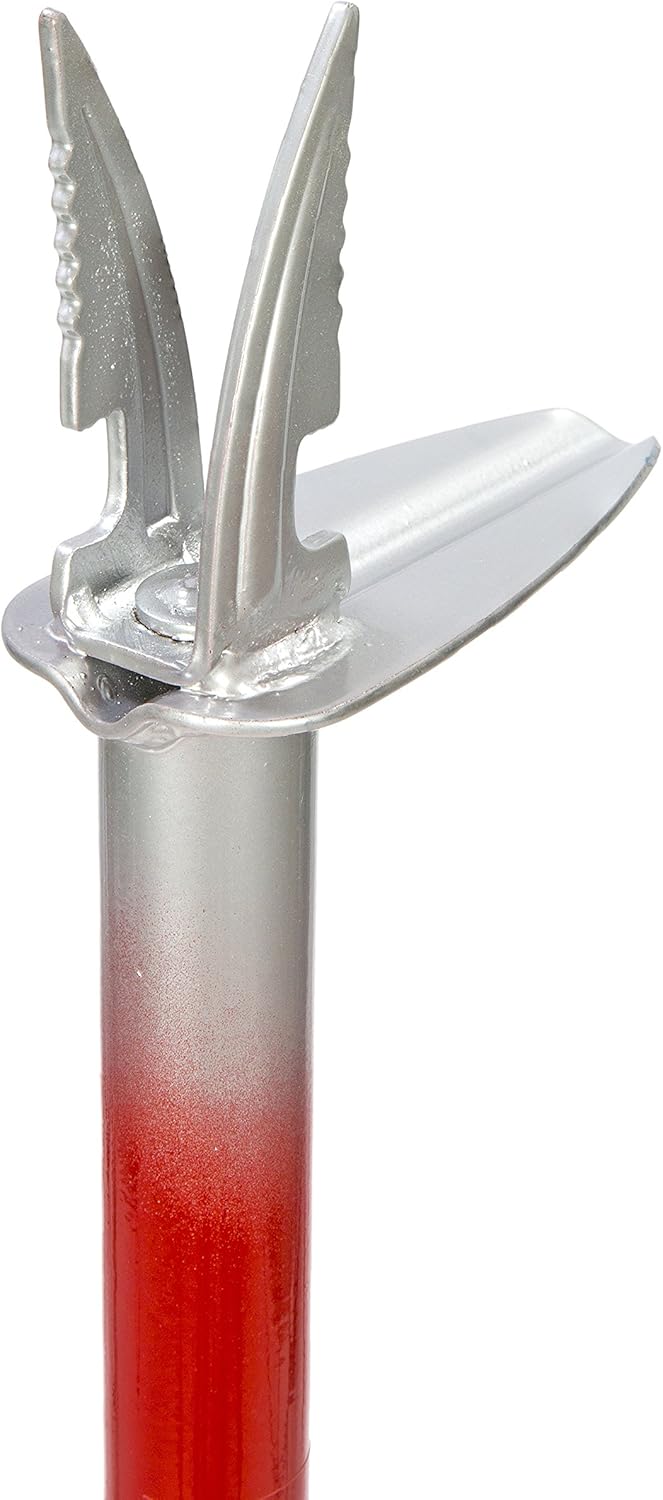 Garden Weasel Step and Twist Hand Weeder, Chemical Free Weeding, 36” Long, Red & Silver : Garden & Outdoor