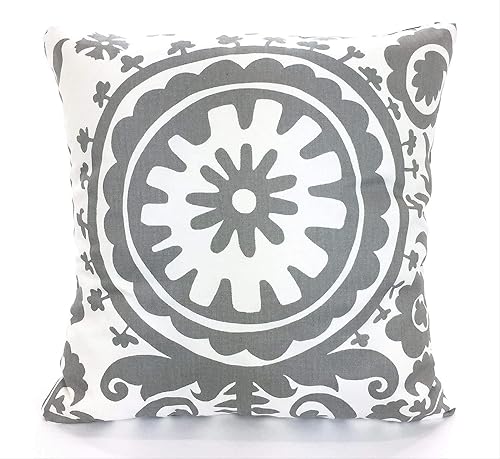 Amazon Com Gray Pillow Covers Gray Cushion Covers Storm Gray On