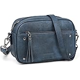 MASINTOR Crossbody Purses for Women Vegan Leather, Travel Purse Shoulder Handbag with Adjustable Strap and Tassel