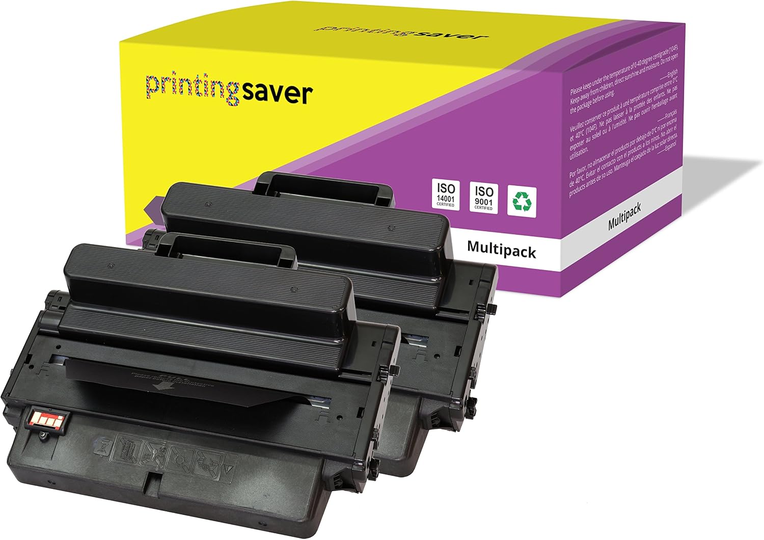 2x BLACK compatible toners for SAMSUNG ML-3310, ML-3310ND, ML-3312ND, ML-3710, ML-3710ND, ML-3712DW, ML-3712ND, SCX-4833