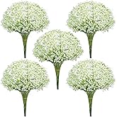Eeaivnm 100 Pcs Artificial Baby's Breath Flowers,Artificial Flowers Real Touch Fake Gypsophila Bulk for Wedding Centerpieces, Home Party Garden Decoration