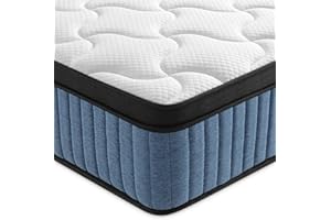 BedStory Firm Twin Mattress, 6 Inch Hybrid Mattresses Medium Firm with Extra Lumbar Support, Single Size Bed in a Box for Spi