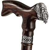 Asterom Wooden Canes for Men, Handcrafted Men's Walking Cane, Oak Wood | Comfortable, Stylish, Sturdy