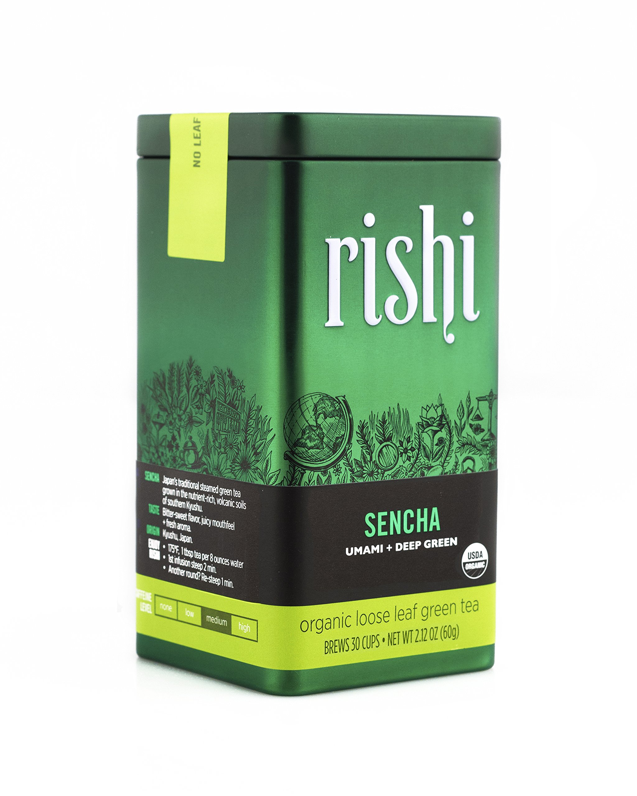 Rishi Matcha Super Green Tea, Organic Loose Leaf Tea, 1.76