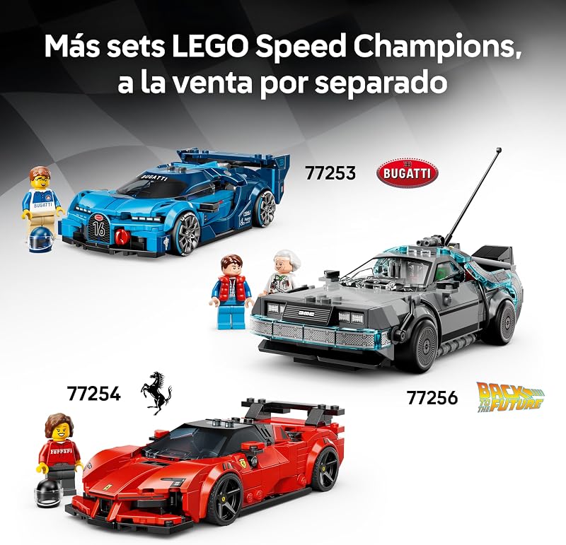 Speed Champions McLaren W1 – El Auténtico Superdeportivo - Maqueta de Coche de Juguete con Minifigura de Piloto Coleccionable - Regalo para Niños de 9+ Años y Fans del Motor - 77257