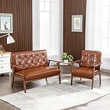 Okeysen Modern Loveseat Sofa Set,Upholstered