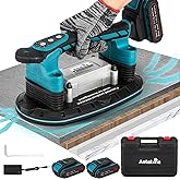 Antstone Tile Vibration Tool 283mm Suction Cup 882lbs/400kg, Handheld Tile Installation Leveling Machine 6-Speed Adjustable Tile Vibrator for Tiling Leveling Laying Max.28000 RPM 2 Batteries Included