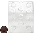 CybrTrayd Chocolate Candy Mold – Medium Peanut Butter Cup – 11 Cavities 1-1/2" – For Candy, Cookies, Chocolate, Soap & Plaste