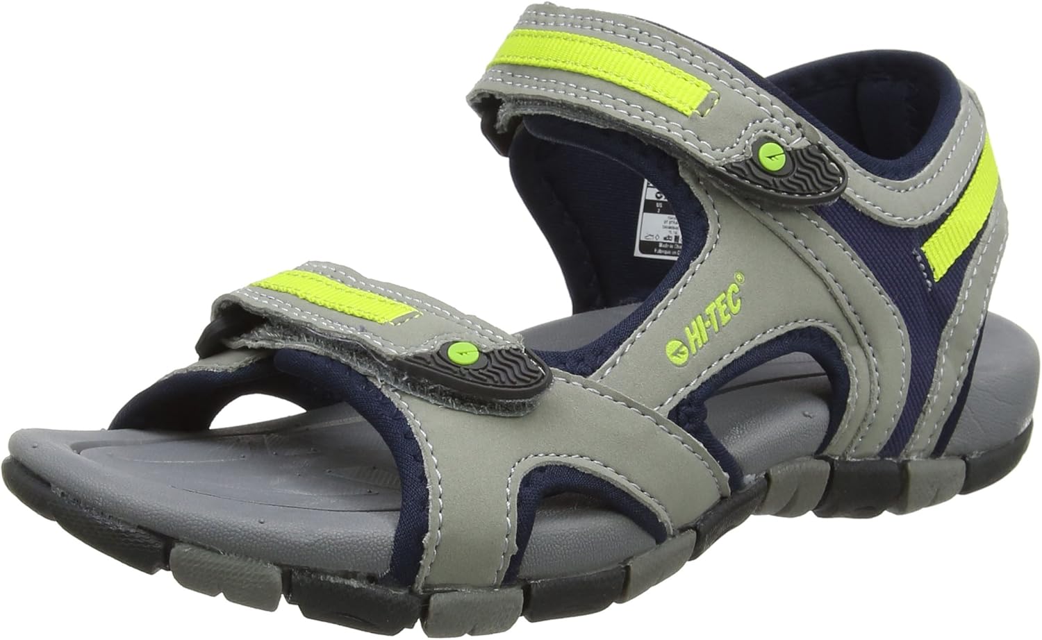 Hi-Tec Unisex Kids Gt Strap Jr Hiking Sandals, Grey (Cool Grey/Majolica ...