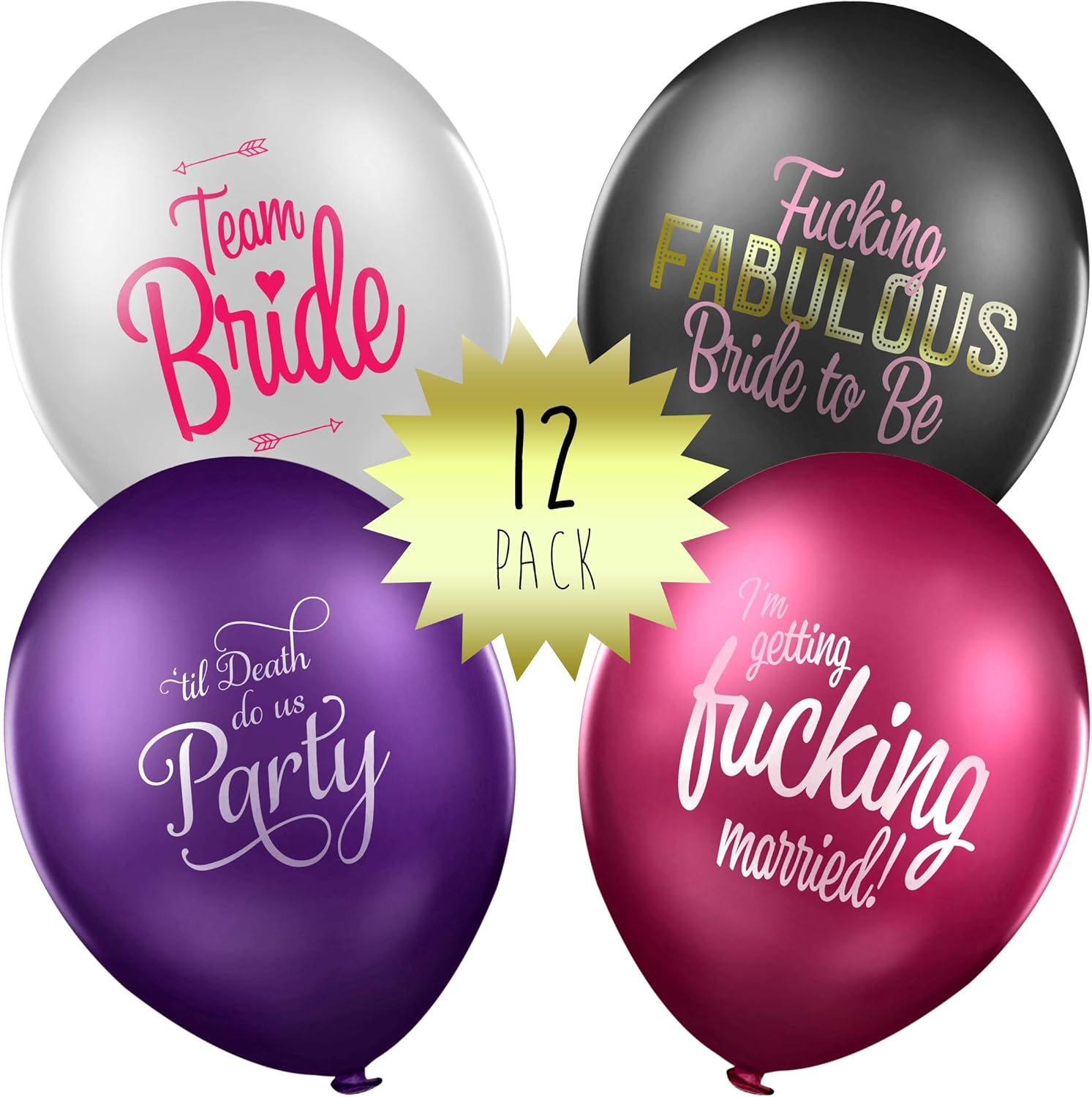 Hen Party Decorations Funny Rude Hen Night Balloons For Your Hen