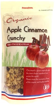 Amazon エルサンクジャポン 有機アップルシナモンクランチ 170g