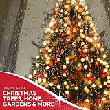 The Christmas Workshop 100 Warm White LED Lights 12.9m Indoor Outdoor view 6