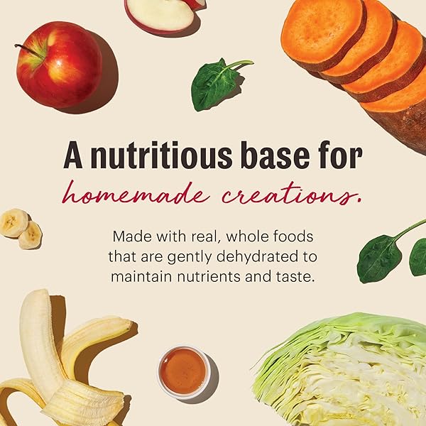 THE HONEST KITCHEN HUMAN GRADE WHOLEMADE™ DEHYDRATED GRAIN FREE FRUIT & VEGGIE BASE MIX DOG FOOD (JUST ADD PROTEIN), 7 LB BOX