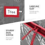 Zober Jumbo 9 FT Christmas Tree Storage Bag with Dual Zippers view 5
