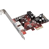 玄人志向 USB3.0増設ボード PCI-Express x1 (Gen.2) 用 外部2ポート+内部19ピン Renesas製チップ搭載 ロープロファイル対応 USB3.0R-P2H2-PCIE