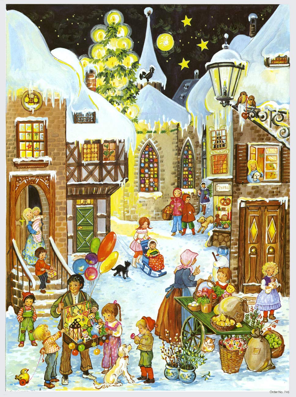 Richard Sellmer Verlag Advent Calendar Old Village Market