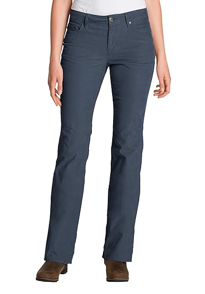 Eddie Bauer Damen Cordhose - Curvy Bootcut