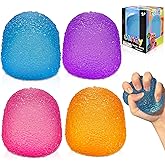 4PCS Stress Balls, Valentines Day Gifts for Him Her Women,Squishy Fidget Toys for Kids and Adults, Super Solid Sugar Balls for Classroom Prize Favors Valentines Day Gifts & Valentines Day Decor