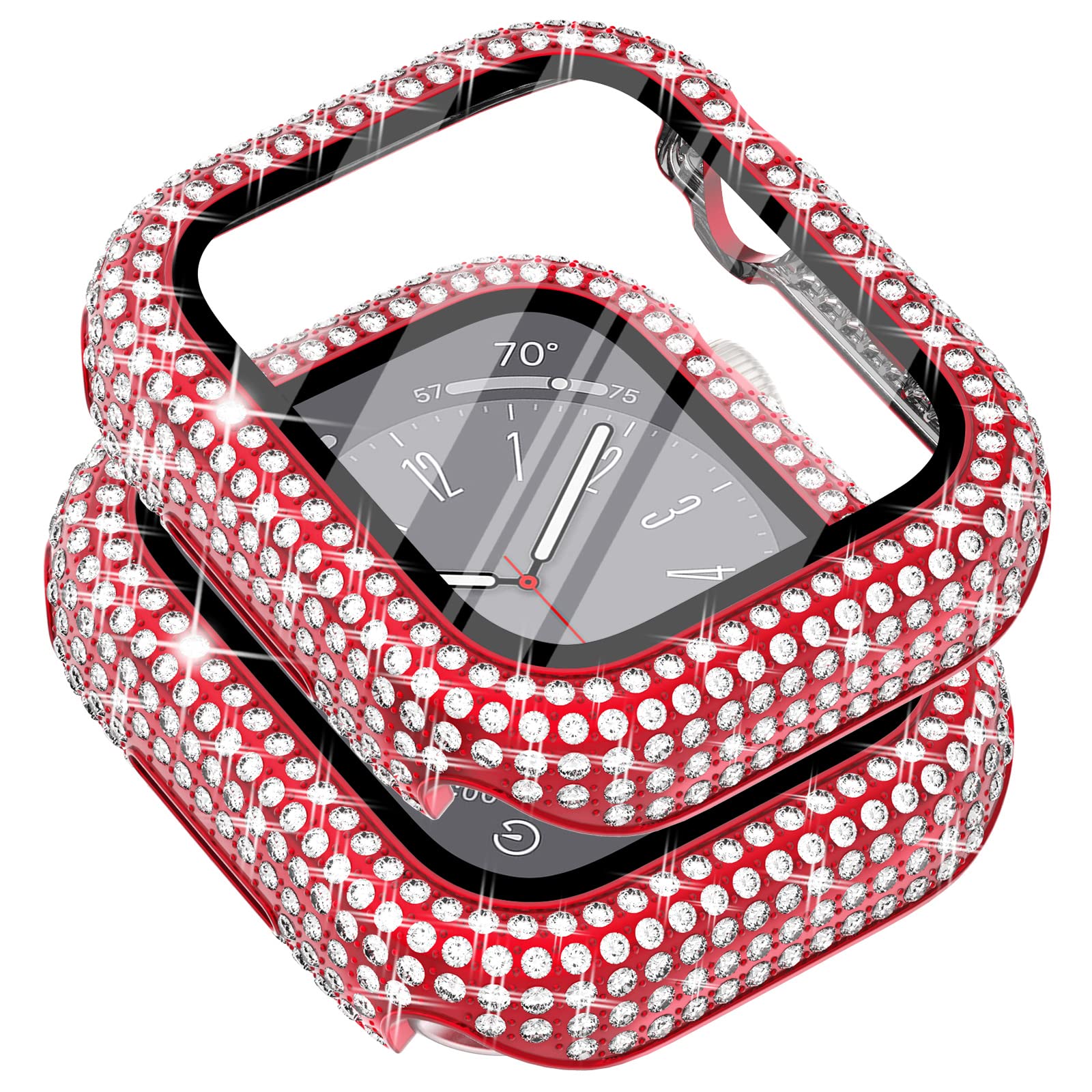 Surace Bling Apple Watch Case with Screen Protector for Series 6/5/4 44mm
