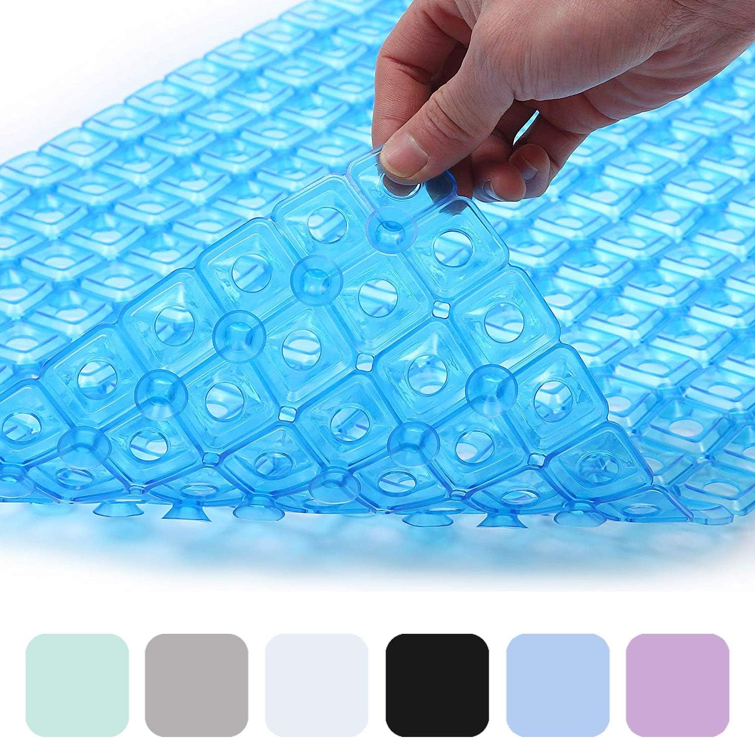 XIYUNTE Soft Bathtub Mats Nonslip Bath Mats Anti Mould Shower Mats