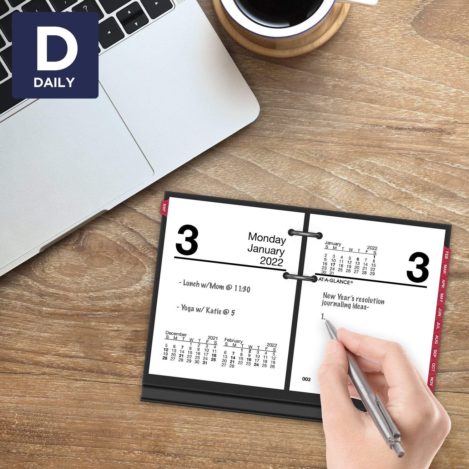 Refill Calendar Desk Daily 2022 By (E91950) Compact Loose-Leaf, 3-3/4, X 3 At-A-Glance, Desk Calendar Refills 100% Price Guarantee - Www.klevering.com