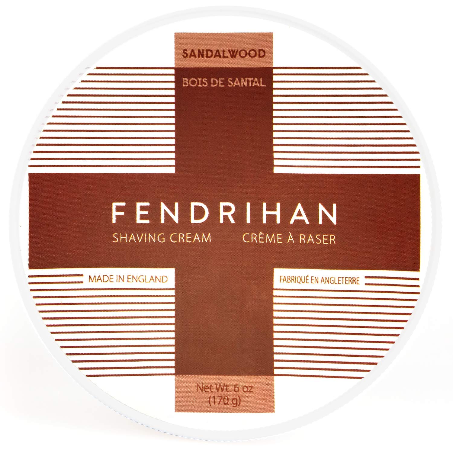 Fendrihan Sandalwood Shaving Cream 6 Ounce (Made in England)