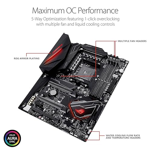 X470 Asus Crosshair Vi Hero Atx Am4 Motherboard ASUS ROG Crosshair