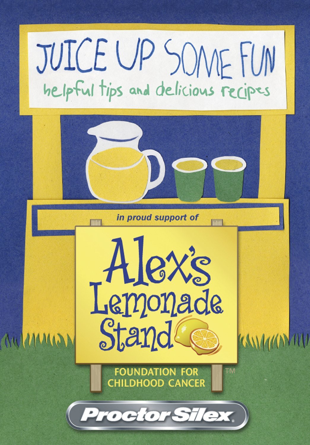 Proctor Silex Alex's Lemonade Stand Electric Citrus Juicer Machine and Squeezer, for Lemons, Limes and Oranges, 34 oz, Yellow (66331)