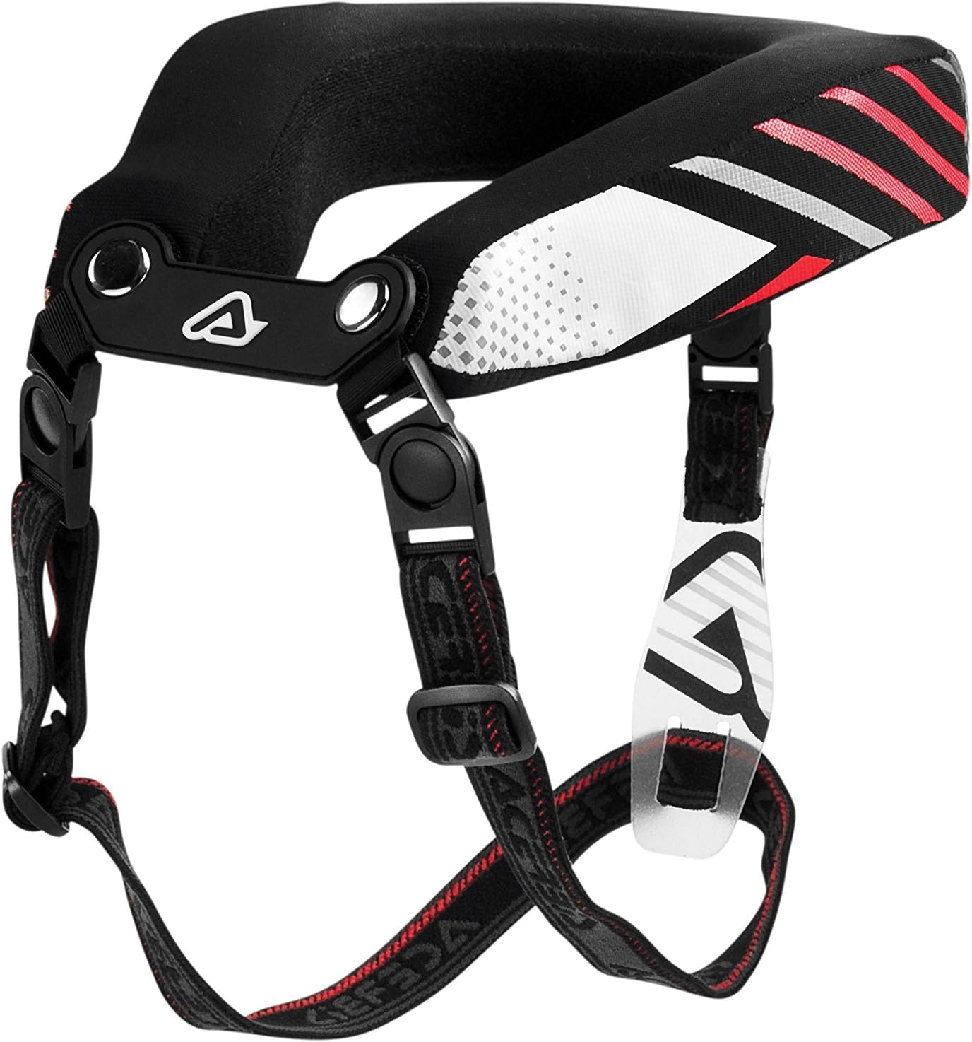 Acerbis 0017194.323 Junior cuello de estabilización, Negro/Rojo