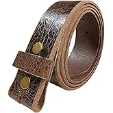 BS304 Genuine Full Grain Vintage Leather Belt Strap or Belt with Buckle_1-1/2"(38mm) wide