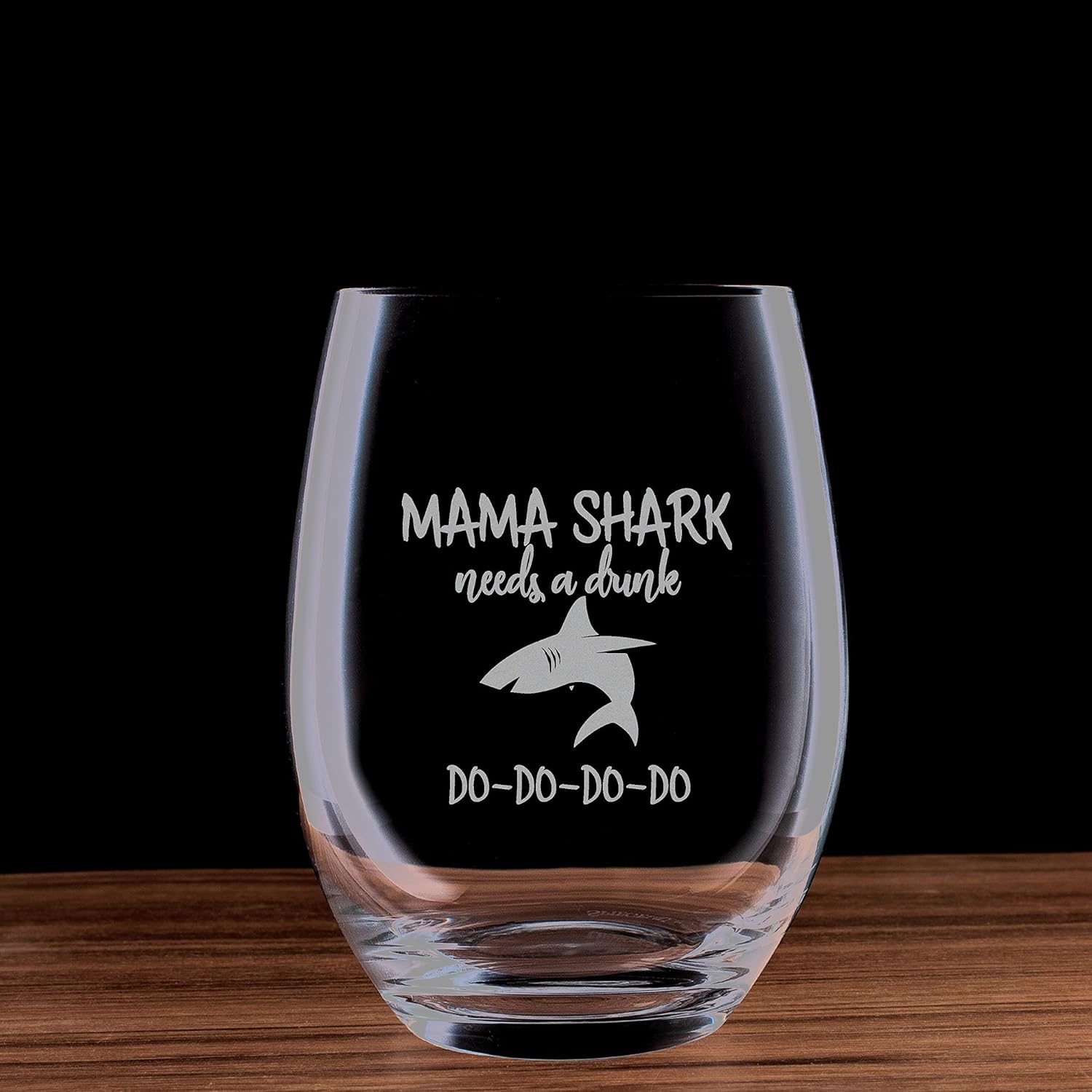 mama shark wine glass