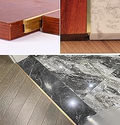 Brass Floor Transition Strip Wood to Tile, Extra